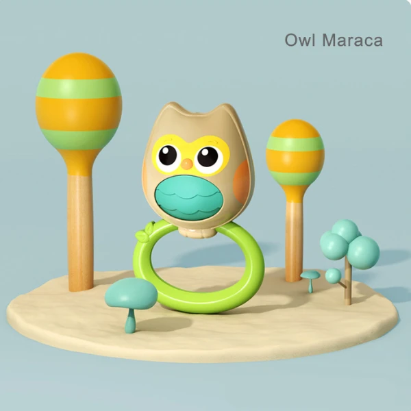 Set de zornăitoare "orchestra de animale", 5 modele 13