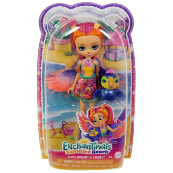 Papusa enchantimals "tucan trippy și canopy" 3