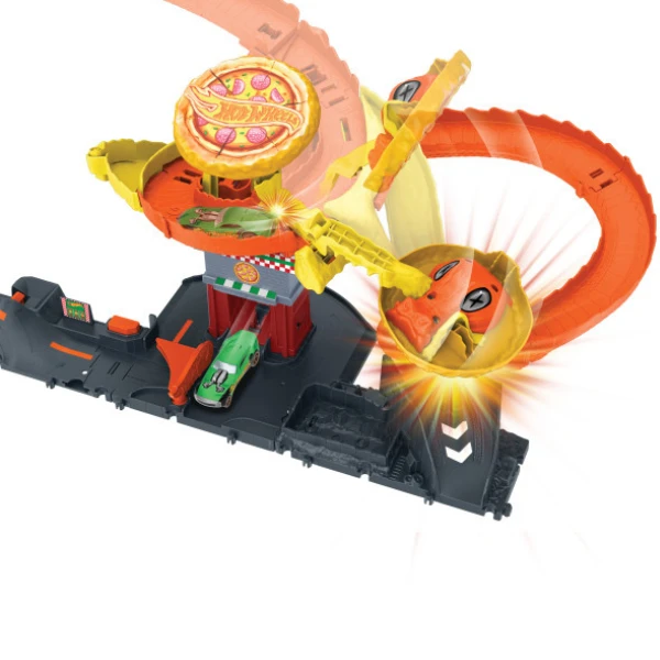 Hot wheels трек "атака кобры на пиццерию" 5
