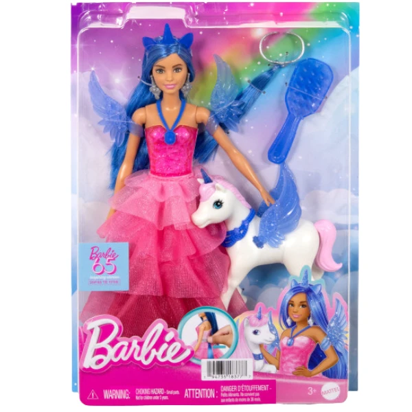 Коллекционный игровой набор "barbie с единорогом", с аксессуарами 3