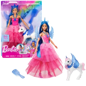 Коллекционный игровой набор "Barbie с единорогом", с аксессуарами