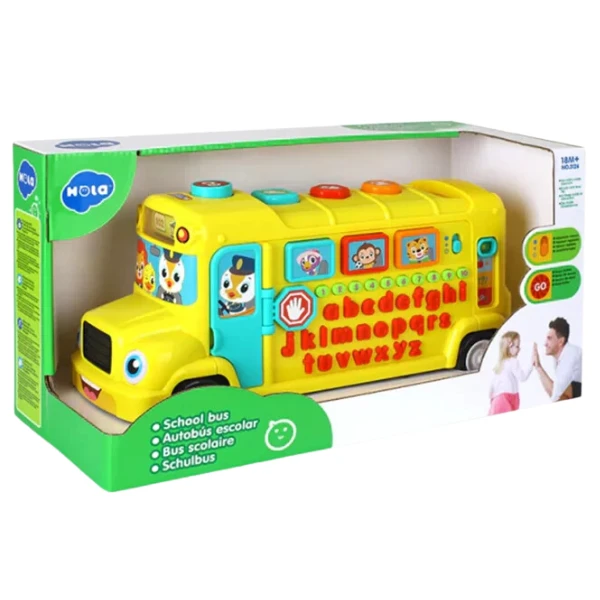 Jucărie educativă "autobuz școlar" 3