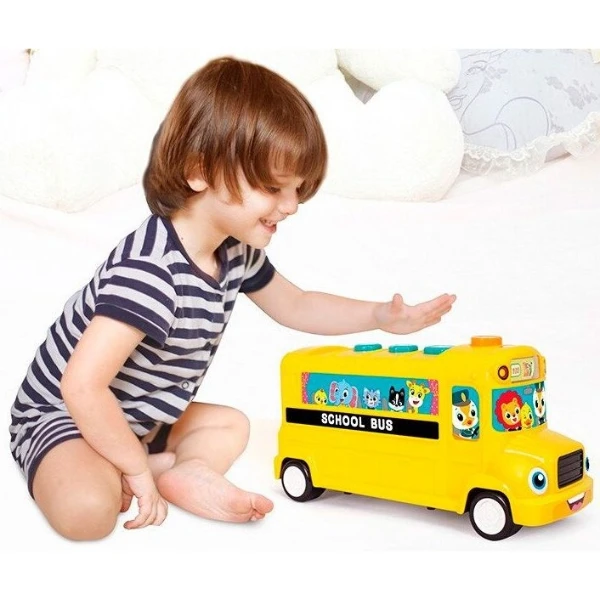 Jucărie educativă "autobuz școlar" 5