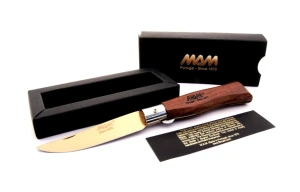 Нож 2009 mam douro pocket knife bronze titanium, bubinga wood handle