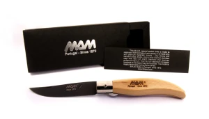 Нож 2018 mam iberica’s pocket knife with black titanium,light wood handle