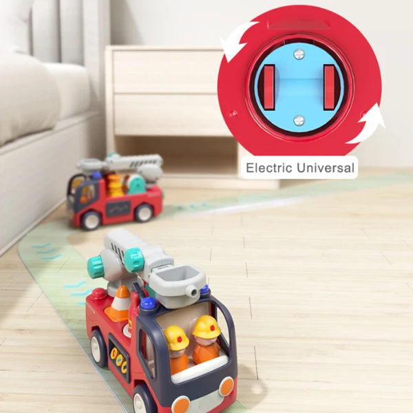 Игрушка "пожарная машина" с музыкой и светом 7