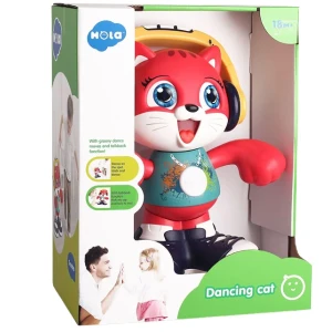 Jucarie interactiva "motanul dansator" cu muzica si lumina Thumbnail 3