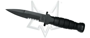 Militarydesign by fox knivescod. 1685t stainless steel 440cтвердость hrc 57-59 рукоядь black kraton g