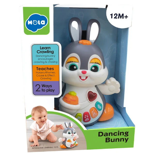 Интерактивная игрушка "танцующий кролик" с музыкой и светом 3