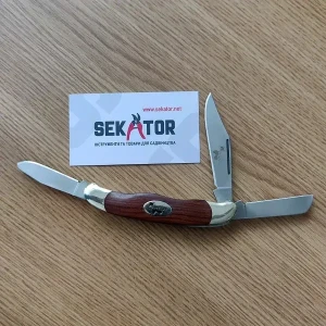 Нож rf-r109 fox red, coltello 3 lame