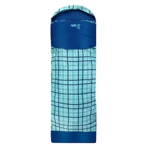 Nc2009 abisal blue chequered sleeping bag nils camp