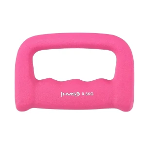 Ck05 abisal kastet pink neoprene dipping dumbbell 0.5 kg hms