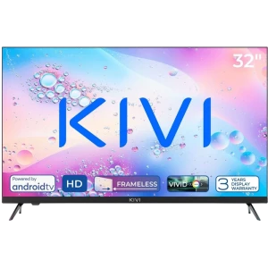 32" qled smart телевизор kivi 32f720qb, 1920x1080 fhd, android tv, чёрный Thumbnail 3