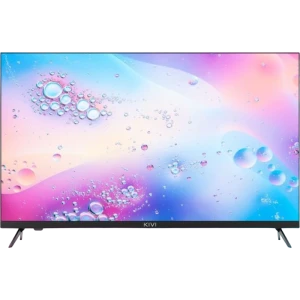 32" qled smart телевизор kivi 32f720qb, 1920x1080 fhd, android tv, чёрный