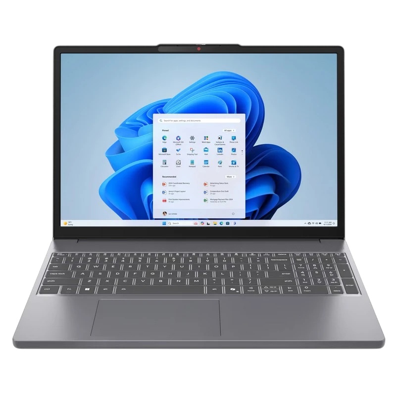 Ноутбук 15,3" lenovo ideapad slim 3 15irh10, luna grey, intel core i7-13620h, 24гб/1024гб, без ос 5