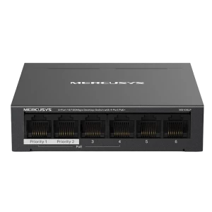 Сетевой коммутатор MERCUSYS MS106LP, 4x IEEE 802.3af/at