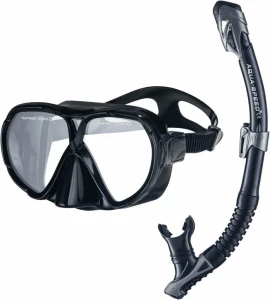Mask and snorkel set aqua speed vanua + borneo col. 07b mesh bag(610)