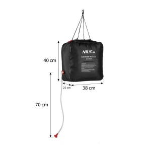Duș portabil nc1713 abisal portable shower 40l nils camp
