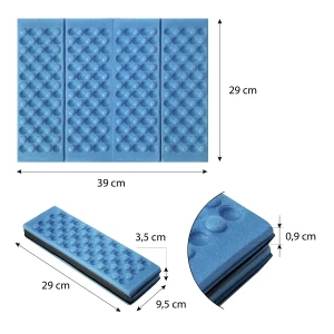 Nc1718 abisal blue mini folding mat nils camp