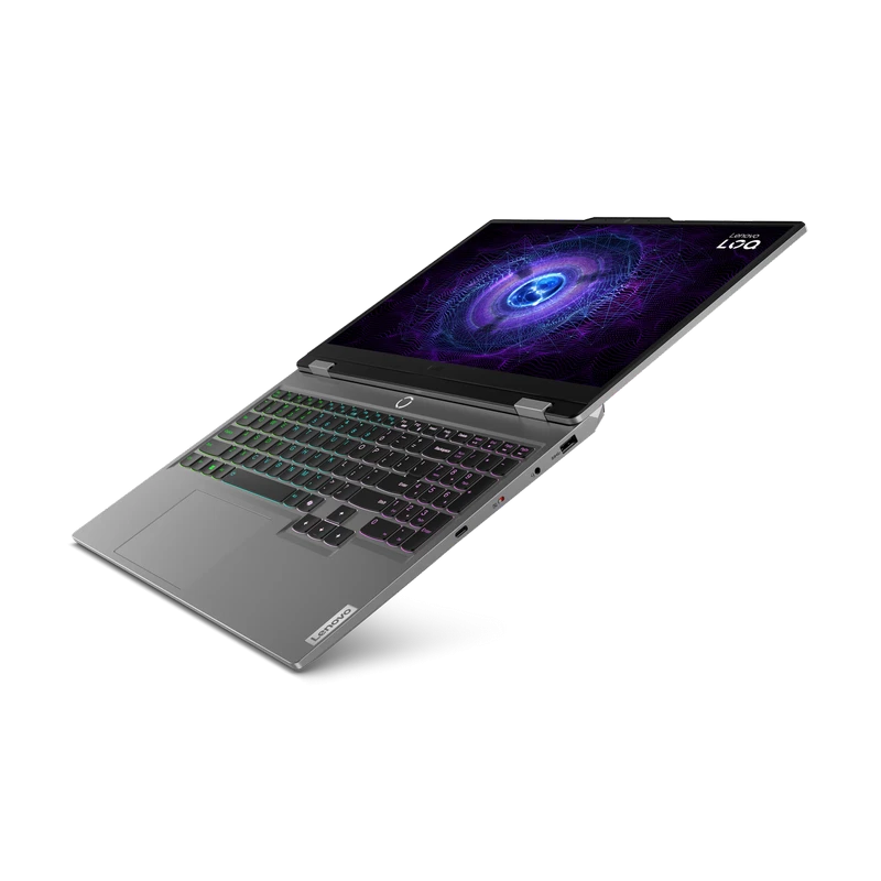 Игровой ноутбук 15,6" lenovo loq 15iax9, luna grey, intel core i5-12450hx, 24гб/512гб, без ос 10
