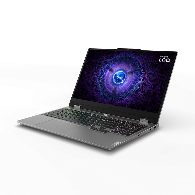 Игровой ноутбук 15,6" lenovo loq 15iax9, luna grey, intel core i5-12450hx, 24гб/512гб, без ос 7