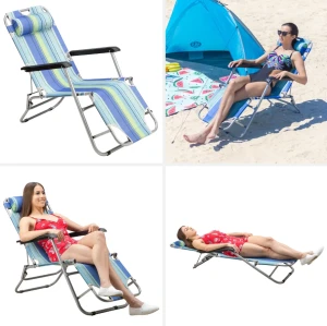 Nc3024 abisal blue sun lounger nils camp Thumbnail 1