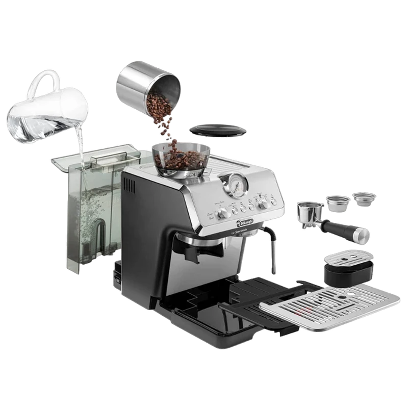Cafetiera manuala delonghi ec9155.mb, 1400w, negru 10