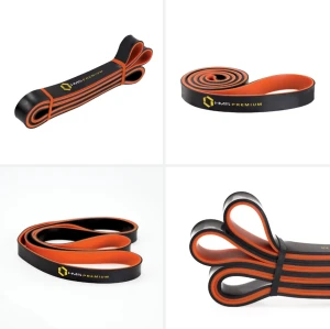 Резинка 18-40,5 кг. gu06 exercise band hms (black - orange)