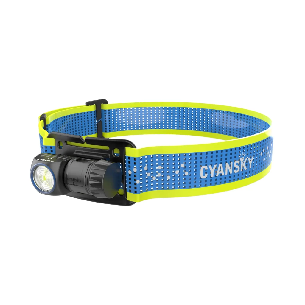 L1 rechargeable lightweight trail running headlamp 6500k 4