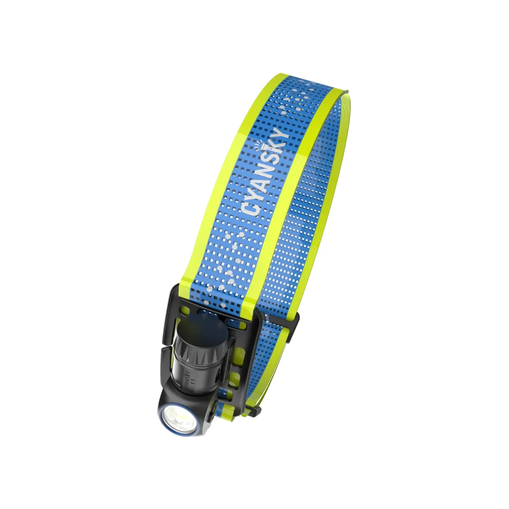 L1 rechargeable lightweight trail running headlamp 6500k 2