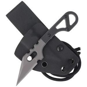 Нож bf-728 fox black fox "spike" fixed blade tit. coating black g10