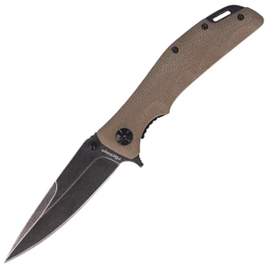 Нож fe-025 fox knife fun tan micarta handle, 9cr13 blade