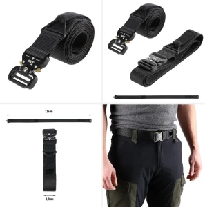 Nc1729 abisal curea tactică 125cm negru nils