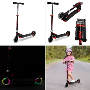 Hd120l abisal black-red scooter nils extreme