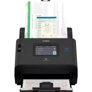 Scaner de documente cu alimentare automată Canon imageFORMULA DR-S350NW, A4, Negru