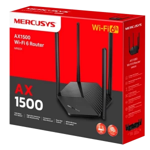 Router fără fir MERCUSYS MR60X, Negru