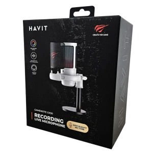 Игровой микрофон havit gk50, проводной, белый Thumbnail 3