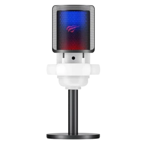 Игровой микрофон havit gk50, проводной, белый