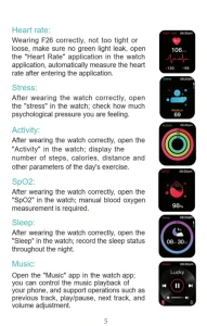 Smart watch proxima sw350, model f26 // gui română, русский, english... / timp de funcționare baterie - 10 zile Thumbnail 5