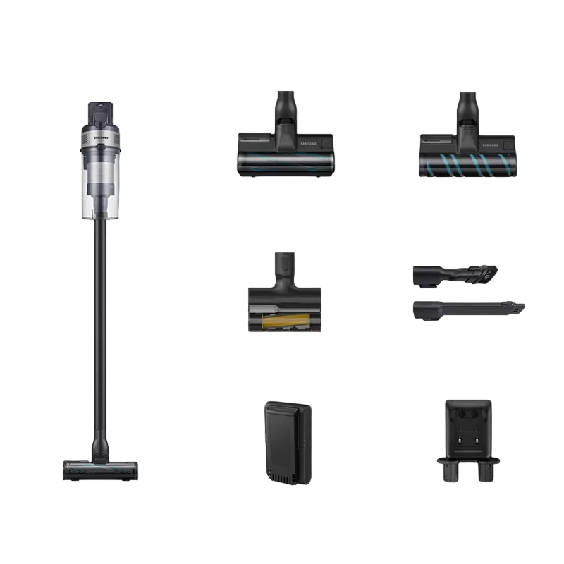 Aspirator vertical samsung jet 75e complete, negru | argintiu 9