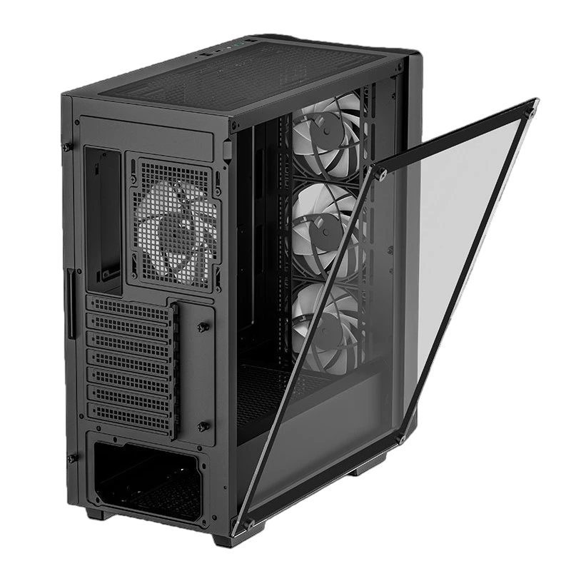 Carcasă pc deepcool cc560 v2, full-tower, fără psu, negru 2
