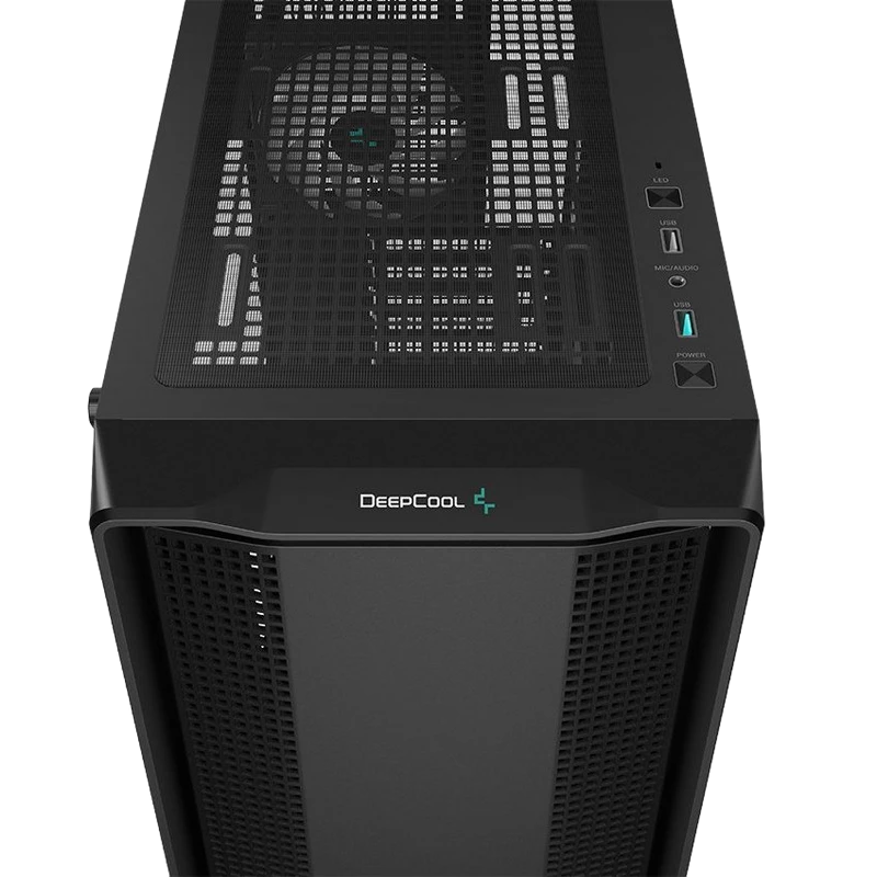 Carcasă pc deepcool cc560 v2, full-tower, fără psu, negru 7
