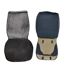Huse auto universale din catifea de culoarea negru cu gri