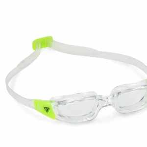 Очки д/плав aqua speed tiburon jr clear/bright green/clear lens