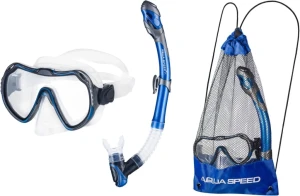 Маска д/плав +трубка aqua speed java + elba col. 18 mesh bag