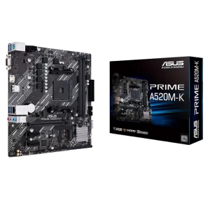 Placă de bază ASUS PRIME A520M-K, AM4, AMD A520, Micro-ATX