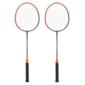Набор для бадминтона nrz005 abisal steel / badminton set 2 rockets + cover nils