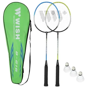 Набор для бадминтона 216k abisal steeltec 216k badminton rocket set + 3 pieces shuttlecocks wish