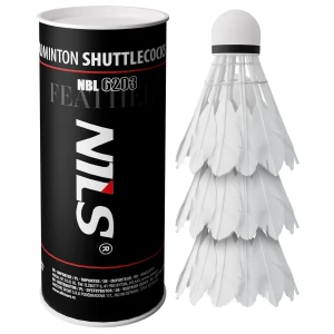Воланчики для бадминтона nbl6203 abisal shuttlecocks feathers 3 pcs. nils