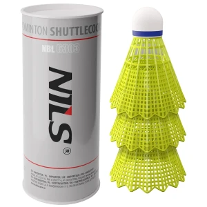 Воланчики для бадминтона nbl6303 abisal nylon shuttlecocks pack of 3 nils